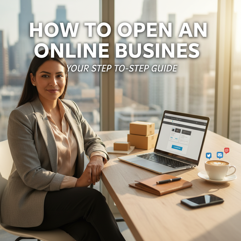 How to Open Online Business in 2026: Best 7-Step Starter Guide cover image