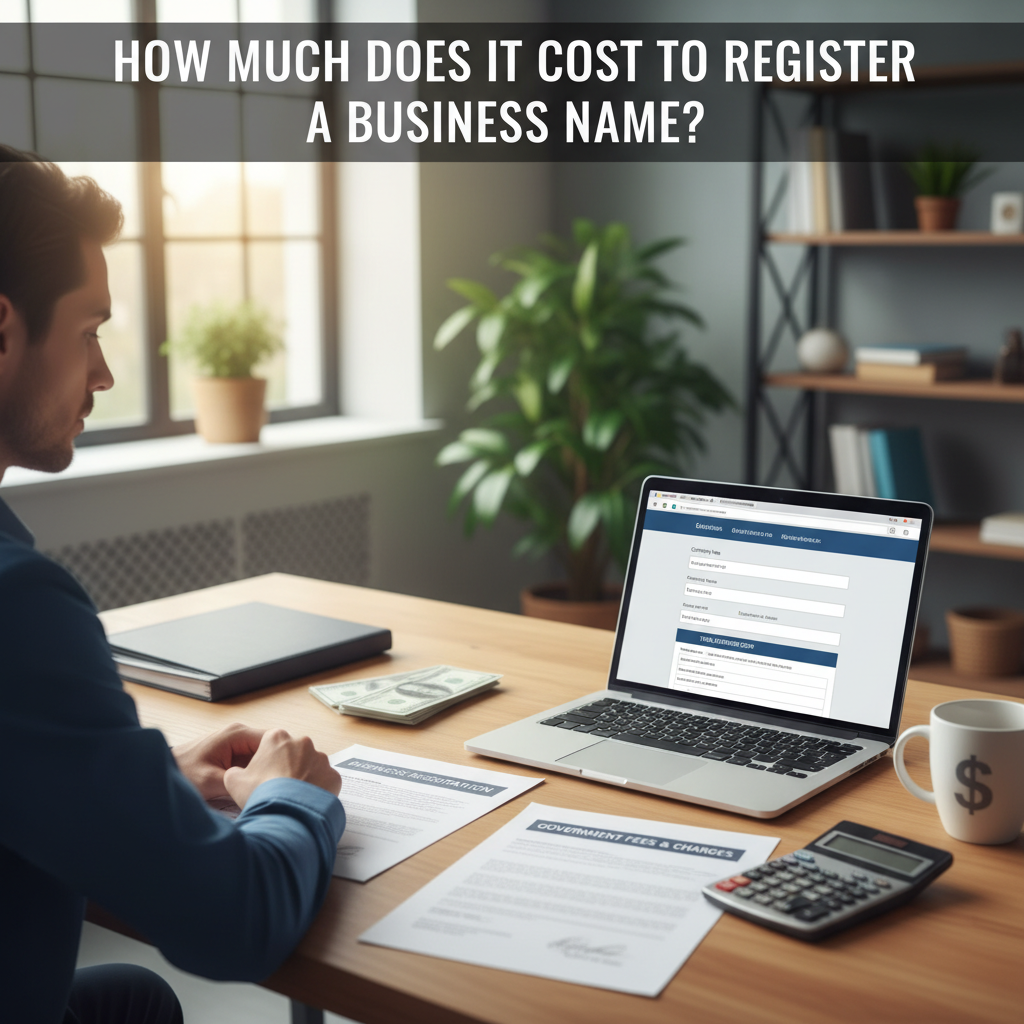 How Much Does It Cost to Register a Business Name? 2026 Guide cover image