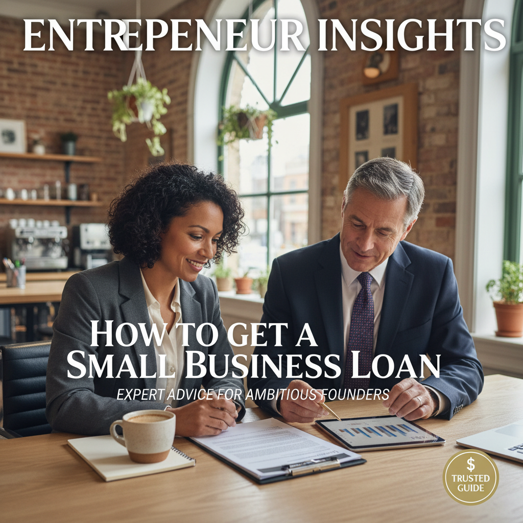 How to Get a Small Business Loan: Expert advice for entrepreneurs at work with a friendly loan officer