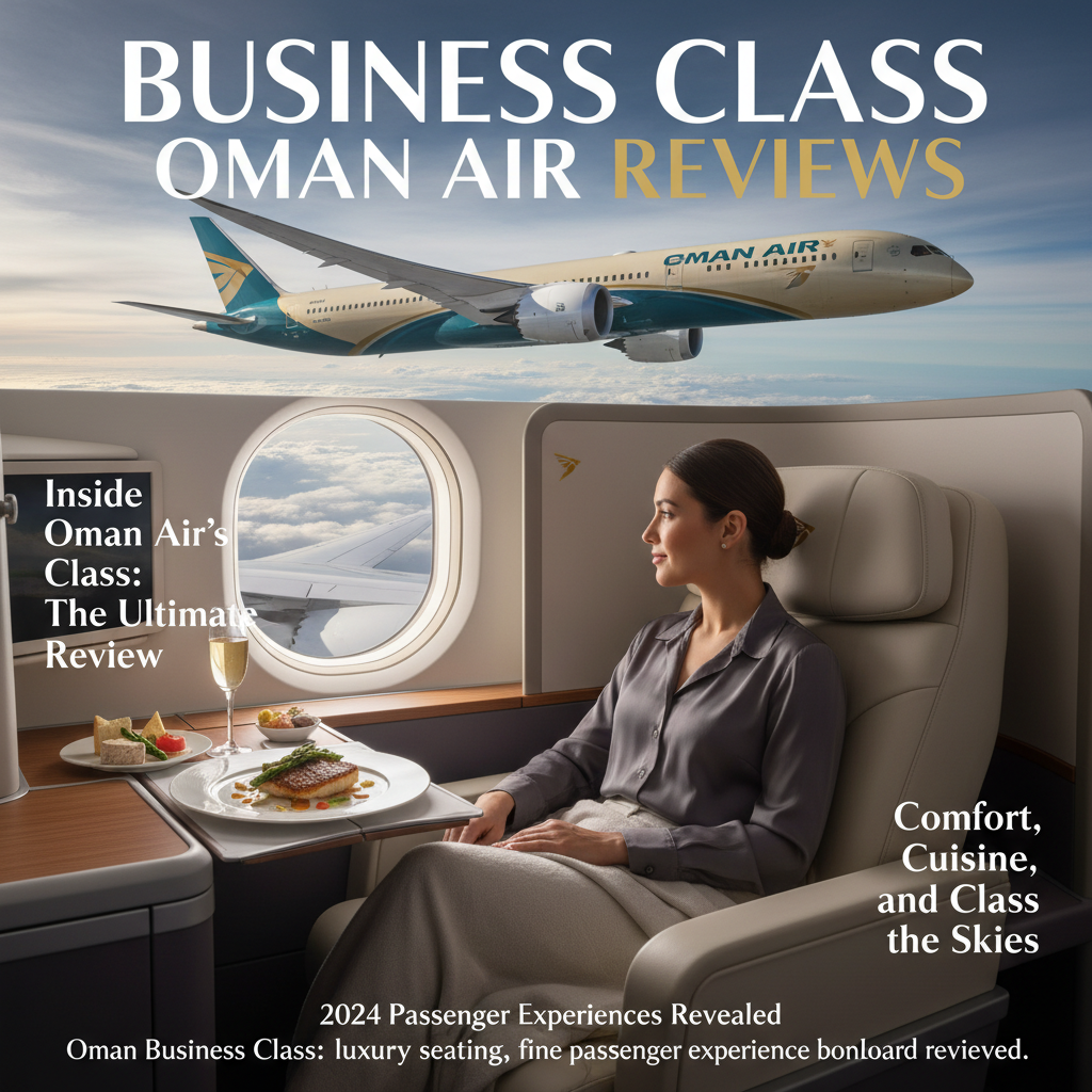 Oman Air Business Class: luxury seating, fine dining, and passenger experience onboard reviewed.