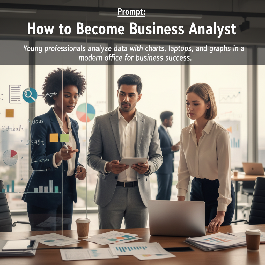 Young professionals analyze data with charts, laptops, and graphs in a modern office for business success.